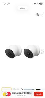 Deux cameras google nestcam, Audio, Tv en Foto, Videobewaking, Ophalen of Verzenden, Zo goed als nieuw