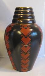 art deco keramiek vaas St Gislain Emile Lombard, Antiek en Kunst, Verzenden