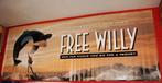 Zeldzame vinyl bioscoop banner 3 m free Willy 1 plastic, Verzamelen, Posters, Ophalen of Verzenden, Zo goed als nieuw