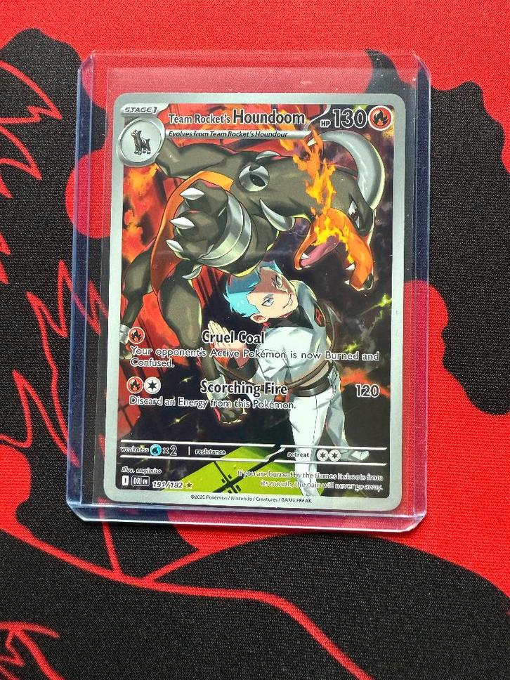 Pokémon Team Rocket's Houndoom (DRI 191) Destined Rivals, Hobby & Loisirs créatifs, Jeux de cartes à collectionner | Pokémon, Comme neuf