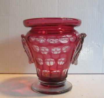 Vase ancien en cristal taillé, Saint-Louis ?, Antiquités & Art, Envoi