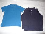 Pakketje 2 blauwe polo's(maat : 122-128 / 7-8 j)(goede staat, Jongen, Gebruikt, Ophalen of Verzenden, Shirt of Longsleeve