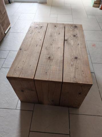 Salontafel uit steigerhout, Huis en Inrichting, Tafels | Salontafels, Ophalen, Gebruikt, 50 tot 100 cm, 50 tot 100 cm