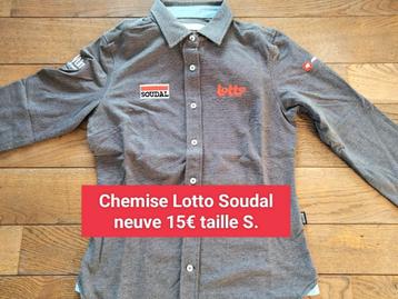 Team Soudal Lotto. Chemise officielle manches longues.