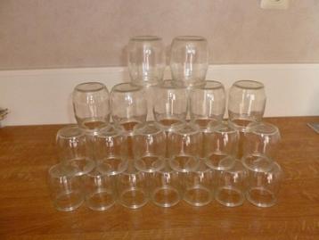 20 Petits pots en verre pour DESSERTS BOUGIES VERRINES BRICO