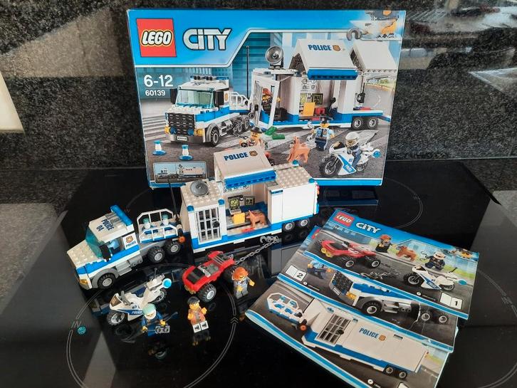 Lego city 60139 Politie commandocenter., Kinderen en Baby's, Speelgoed | Duplo en Lego, Zo goed als nieuw, Lego, Ophalen of Verzenden