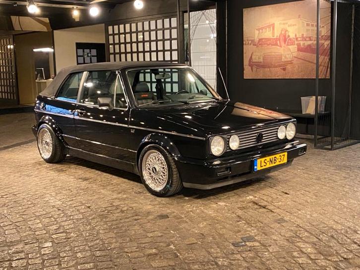 VW GOLF Cabrio VR6, Auto's, Volkswagen, Bedrijf, Te koop, Golf, Benzine, Cabriolet, 2 deurs, Handgeschakeld, Zwart, Zwart, Velours