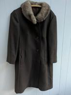 Bruine Jas met nertskraag maat 38/40, Vêtements | Femmes, Vestes | Hiver, Enlèvement ou Envoi, Comme neuf, Taille 38/40 (M)