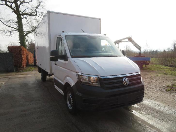 Volkswagen Crafter 2.0 CR TDi Bak+Laadklep L4 - 2021 - €6d, Auto's, Bestelwagens en Lichte vracht, Bedrijf, Te koop, ABS, Achteruitrijcamera