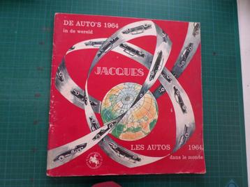 Livre chocolat Jacques « LES AUTOS DANS LE MONDE » - 1964