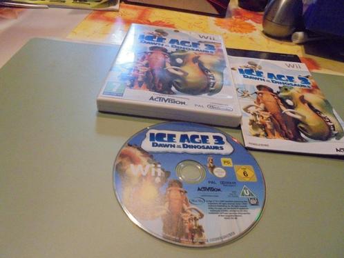 WII Ice Age 3 Dawn of the Dinosaurs (CIB) (orig), Games en Spelcomputers, Games | Nintendo Wii, Gebruikt, Avontuur en Actie, 3 spelers of meer