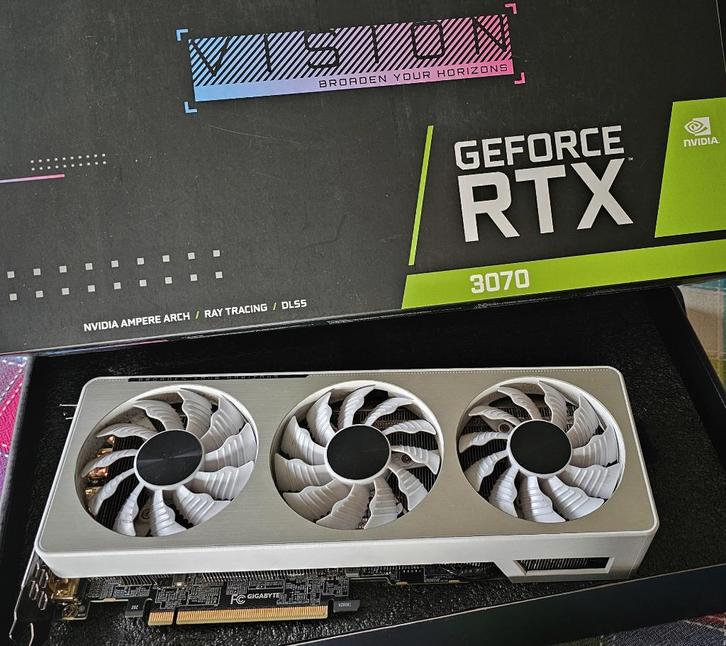 GEFORCE RTX 3070, Computers en Software, Videokaarten, Gebruikt, Nvidia, PCI-Express 4.0, GDDR6, HDMI, Ophalen of Verzenden