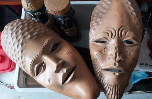 lot Olifanten, maskers, en andere Afrikaanse beelden, Antiek en Kunst, Kunst | Niet-Westerse kunst, Ophalen
