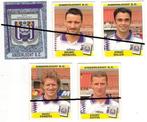 Panini / Football 96 / 5 x RSC Anderlecht, Verzamelen, Zo goed als nieuw, Poster, Plaatje of Sticker, Verzenden