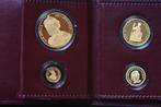 Proofset 10-25-50-100 ECU (goud), Ophalen, België, Setje, Goud