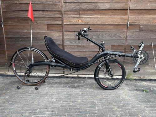Optima Cheetah ligfiets – snelle semi-lage racer, Fietsen en Brommers, Fietsen | Ligfietsen, Gebruikt, Overige merken, Bovenstuur