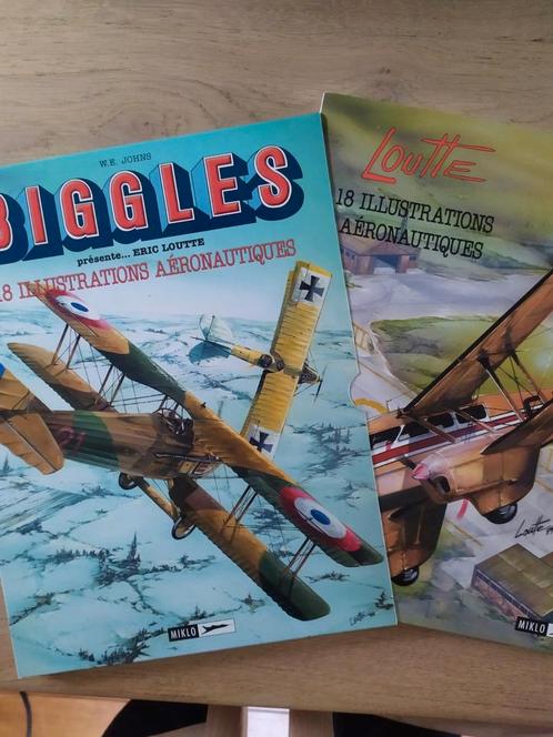 Biggles présente Eric Loutte 18 illustrations aéronautiques, Livres, BD, Comme neuf, Une BD, Enlèvement ou Envoi