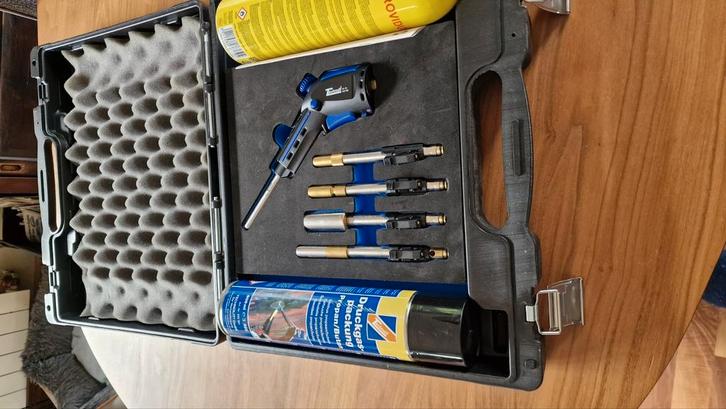 TECHNOLIT Soldeerpistool las gasbrander HLP professioneel, Doe-het-zelf en Bouw, Gereedschap | Lasapparaten, Nieuw, Ophalen