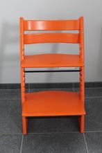 Tripp trapp stoel - oranje, Ophalen, Gebruikt, Meegroeistoel