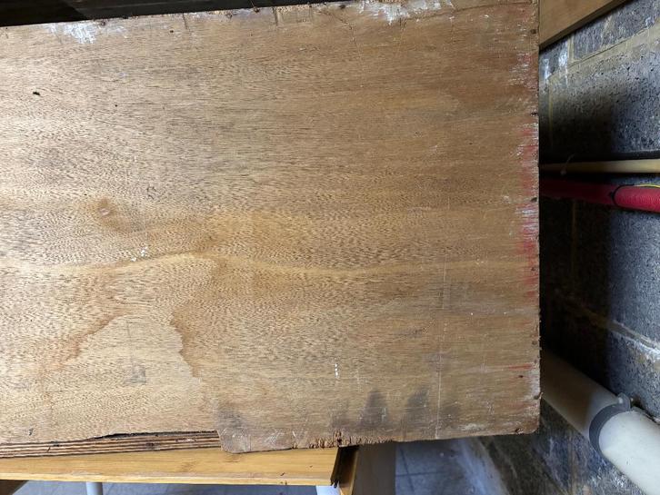 Houten ladenkast voor posters, blauwdrukken, etc, Huis en Inrichting, Kasten | Ladekasten, Gebruikt, Minder dan 100 cm, 100 tot 150 cm