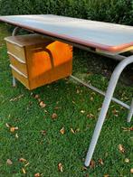 retro vintage bureau, Huis en Inrichting, Bureaus, Ophalen, Gebruikt, Bureau