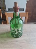 Grote oude  groene porto fles : kopke, Comme neuf, Enlèvement ou Envoi