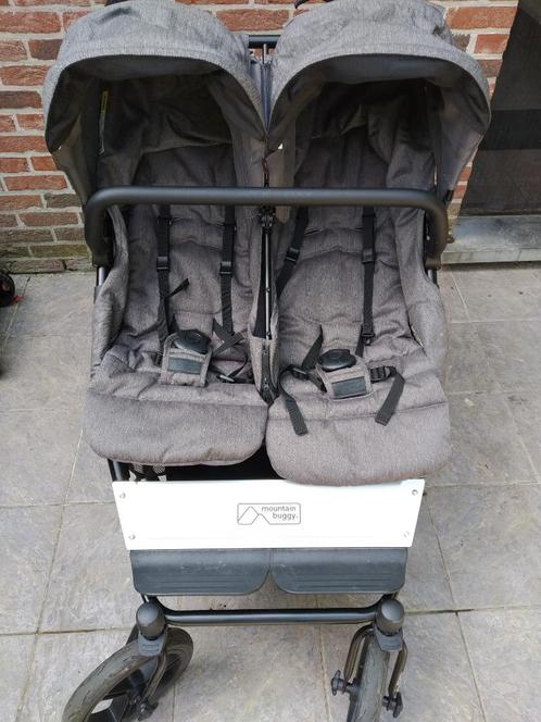 Mountain Buggy Duet Luxury kinderwagen tweeling, Kinderen en Baby's, Kinderwagens en Combinaties, Gebruikt, Kinderwagen, Overige merken