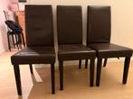 Vier stoelen gratis af te halen, Gebruikt, Bruin, Vier, Ophalen