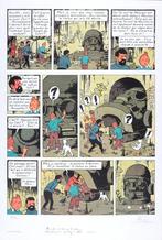 Tintin, lithographie WWF “Vol 714 pour Sydney” 94/200, signé, Comme neuf, Tintin, Enlèvement ou Envoi