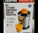 Geepas GCJ46013 100 Watt Citruspers citrus sinaasappel-pers, Ophalen of Verzenden, Nieuw, Elektrisch, Citruspers