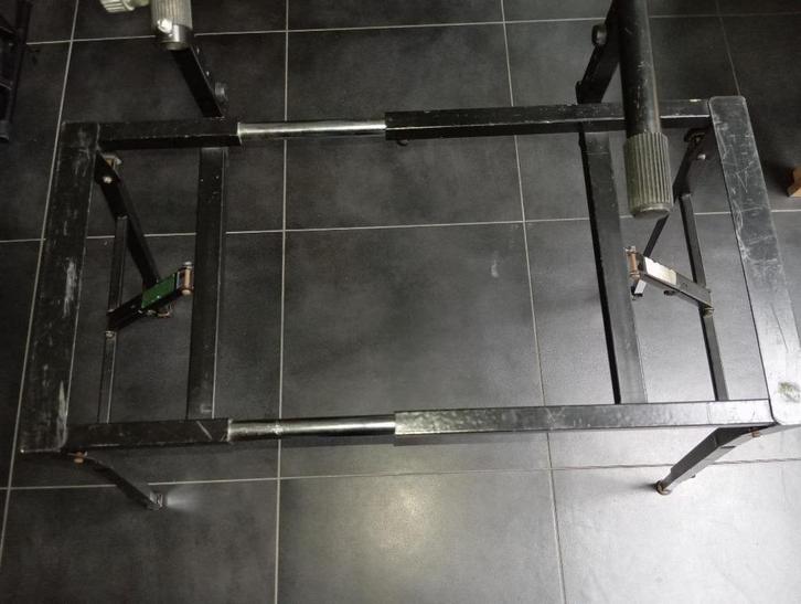 dubbel keyboardstatief, Muziek en Instrumenten, Keyboards, Gebruikt, Ophalen