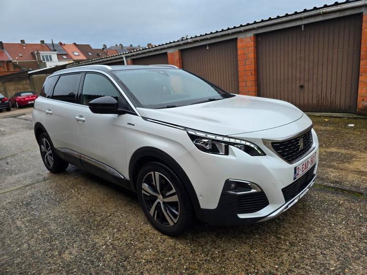 Peugeot 5008, Auto's, Peugeot, Particulier, 360° camera, Achteruitrijcamera, Dodehoekdetectie, Trekhaak, Verkeersbordherkenning