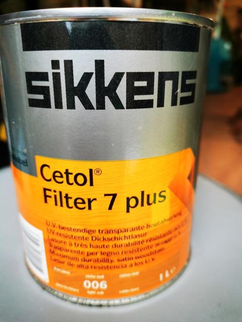 Sikkens cetol filtre 7 plus 1L- 006, Doe-het-zelf en Bouw, Verf, Beits en Lak, Nieuw, Beits, Ophalen