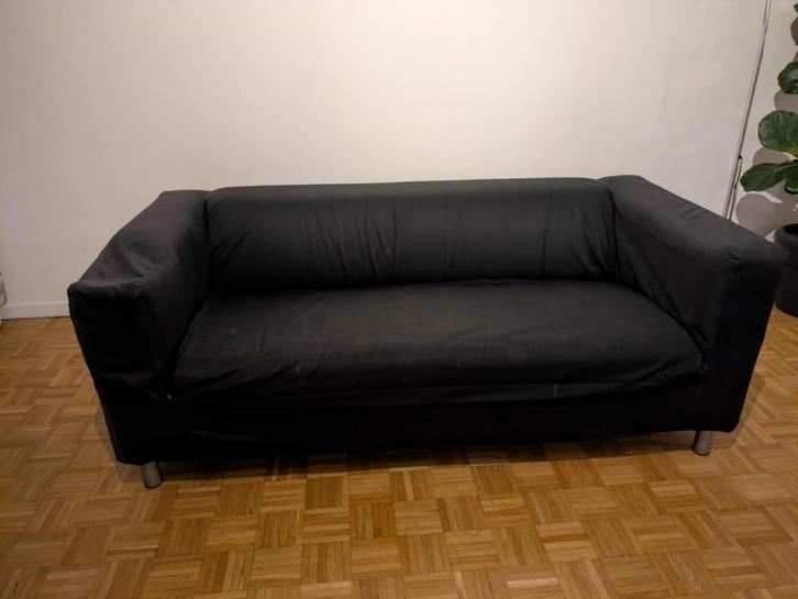 Klippan 2-zitsbank, Huis en Inrichting, Zetels | Zetels, Gebruikt, Rechte bank, Tweepersoons, 150 tot 200 cm, 75 tot 100 cm, Stof