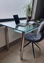 Glazen bureau (kan ook gebruikt worden als eettafel) *NIEUW*, Huis en Inrichting, Nieuw, Ophalen, Bureau