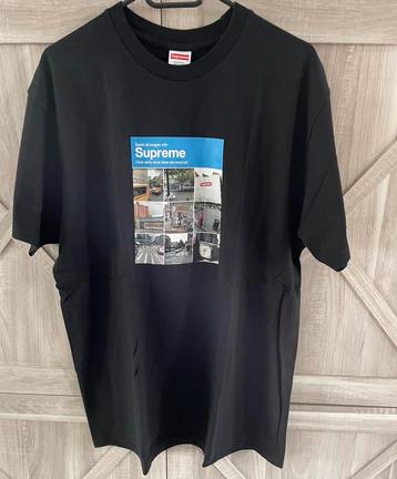Supreme Verify Tee, Kleding | Heren, T-shirts, Ophalen, Maat 52/54 (L), Zwart, Nieuw