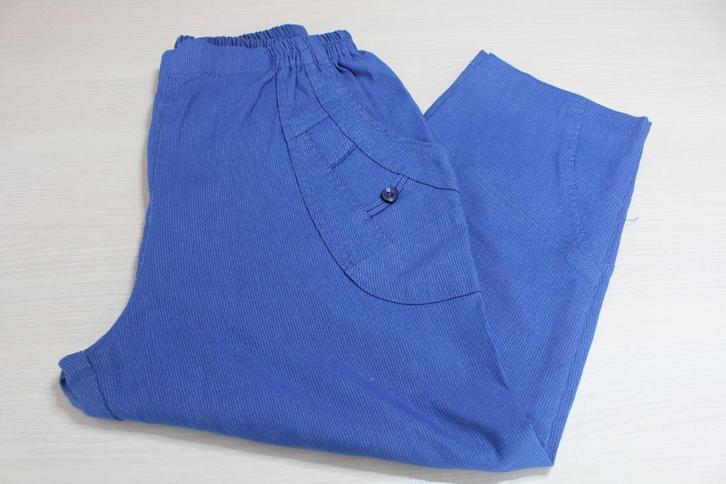 3/4 Broek maat M/L, Kleding | Dames, Broeken en Pantalons, Gedragen, Maat 38/40 (M), Blauw, Driekwart, Ophalen of Verzenden