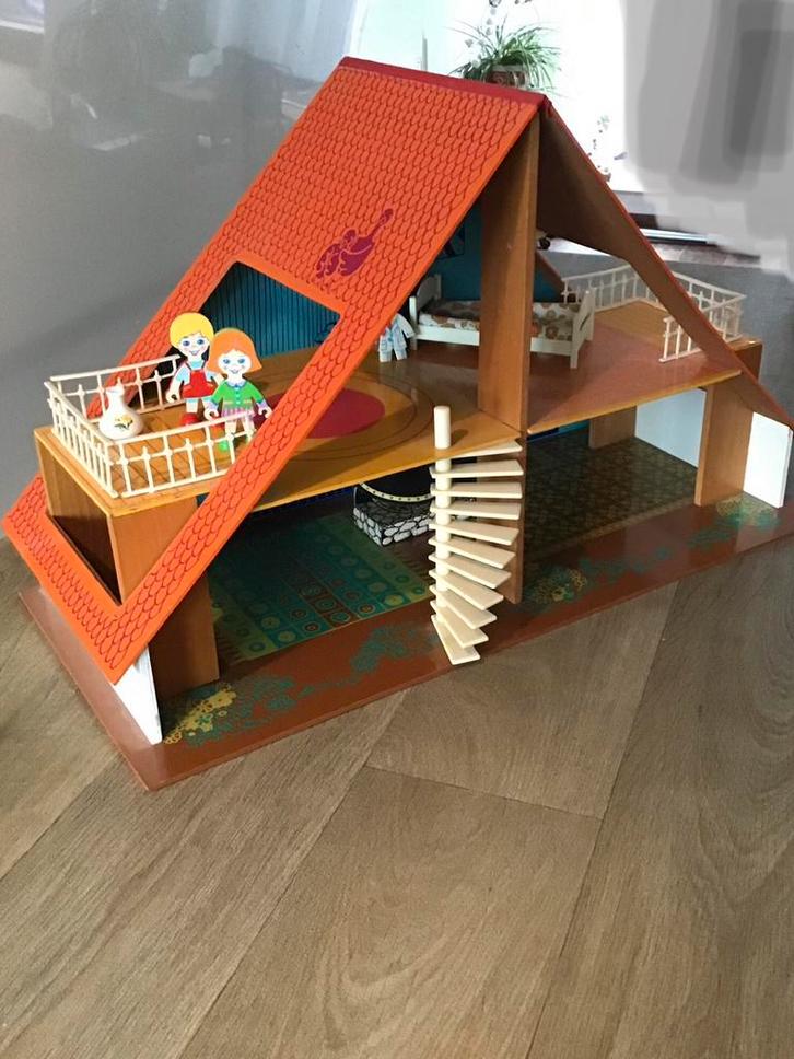 Poppenhuis vintage, Kinderen en Baby's, Speelgoed | Poppenhuizen, Zo goed als nieuw, Poppenhuis, Ophalen of Verzenden