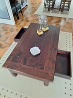 Salon tafel, Huis en Inrichting, Ophalen, 100 tot 150 cm, Eikenhout, 50 tot 100 cm