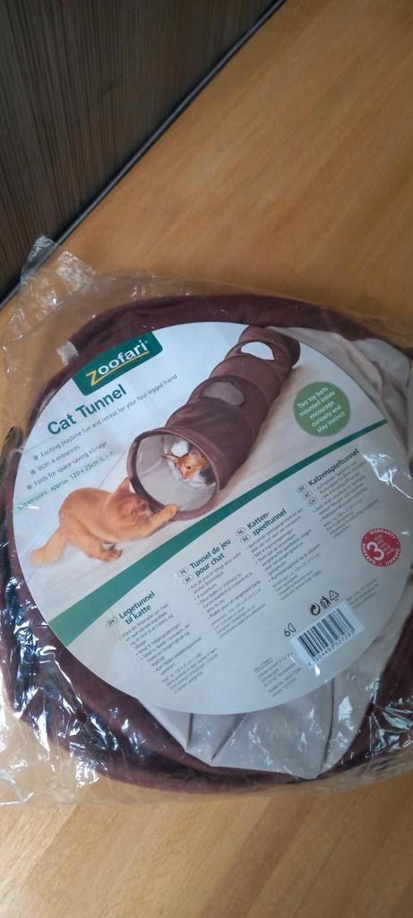 Nieuwe kattenspeeltunnel 120cm, Dieren en Toebehoren, Kattenspeelgoed, Ophalen of Verzenden