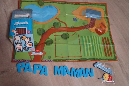 Magneten 11st MAMAN PAPA + plattegrond + fermette doosje, Kinderen en Baby's, Speelgoed | Educatief en Creatief, Nieuw, Knutselen
