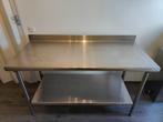 Inox werktafel 160cm, Ophalen, Gebruikt