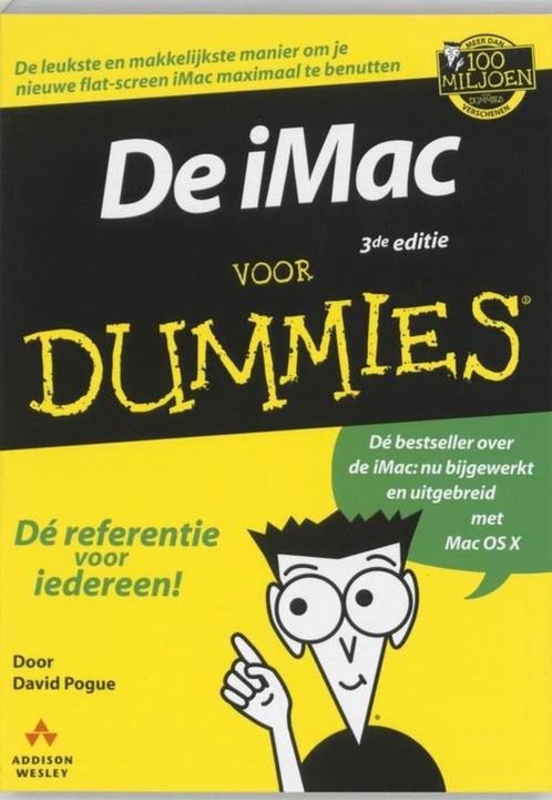 De imac voor dummies David Pogue 366 blz, Livres, Informatique & Ordinateur, Comme neuf, Logiciel, Enlèvement ou Envoi