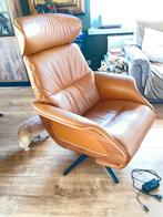 Flexlux relax Clement High Cognac, Ophalen, Zo goed als nieuw, Leer