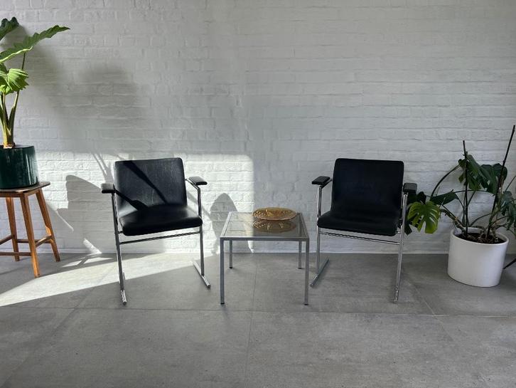 Rudy Verelst Novalux Oslo Armchair – Set van 2 – jaren 70, Antiek en Kunst, Antiek | Meubels | Stoelen en Sofa's, Ophalen