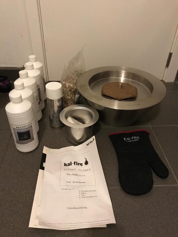 Kal-Fire Living flames, Tuin en Terras, Vuurschalen, Zo goed als nieuw, Ophalen