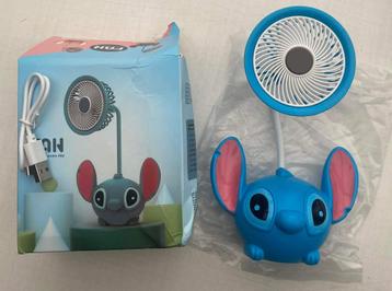 Petit ventilateur STITCH charge USB NEUF avec sa boite beschikbaar voor biedingen