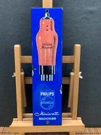 Emaille reclamebordje PHILIPS MINIWATT RADIORØR jaren20-30, Verzamelen, Ophalen, Gebruikt, Reclamebord