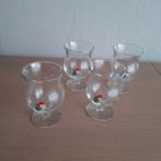 4 kleine glaasjes Lachouffe  7  cl.  (lot)., Enlèvement, Comme neuf