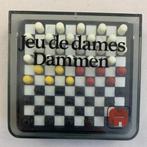Jumbo Mini Play Checkers 1983, jeu de voyage et de fête, Utilisé, Envoi, Jeu de voyage